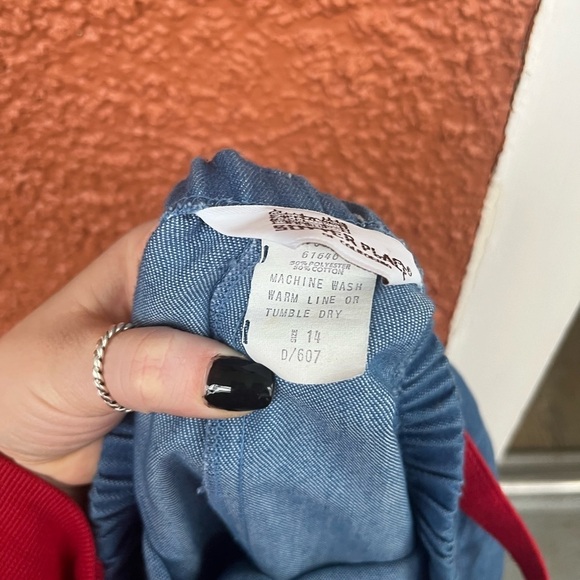 Women’s Vintage Sears Sutter Place Denim A-Line Skirt Vintage Size 14 - Picture 5 of 8